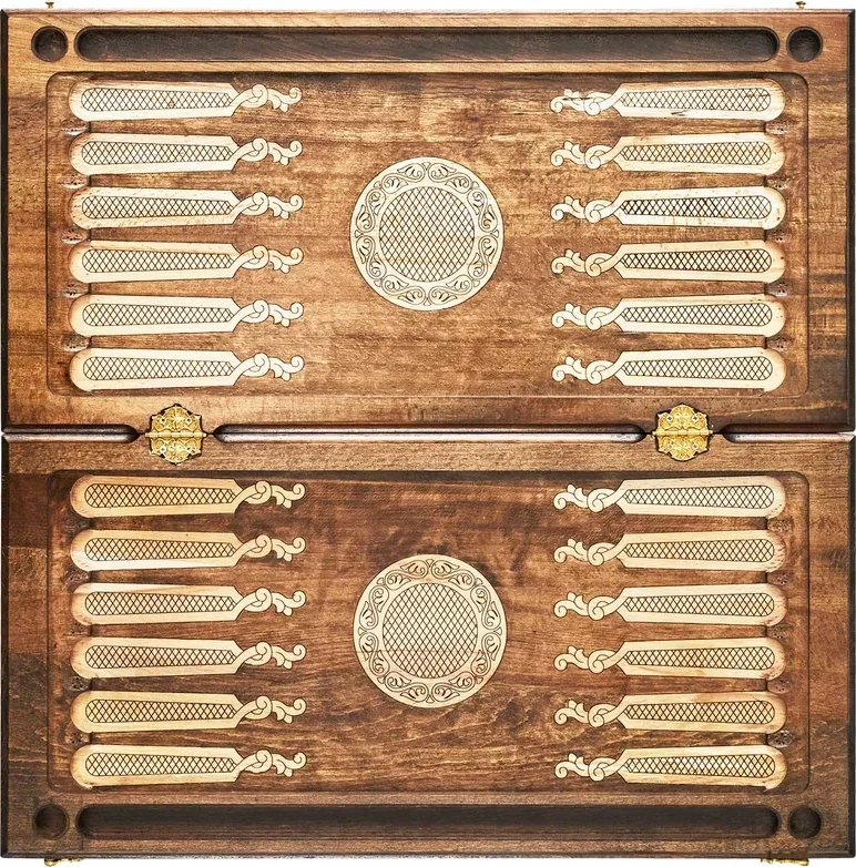 Нарды резные "Герб РФ", Mkhitaryan