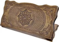 Нарды резные "Тёмный Узор 1" 60, Mirzoyan