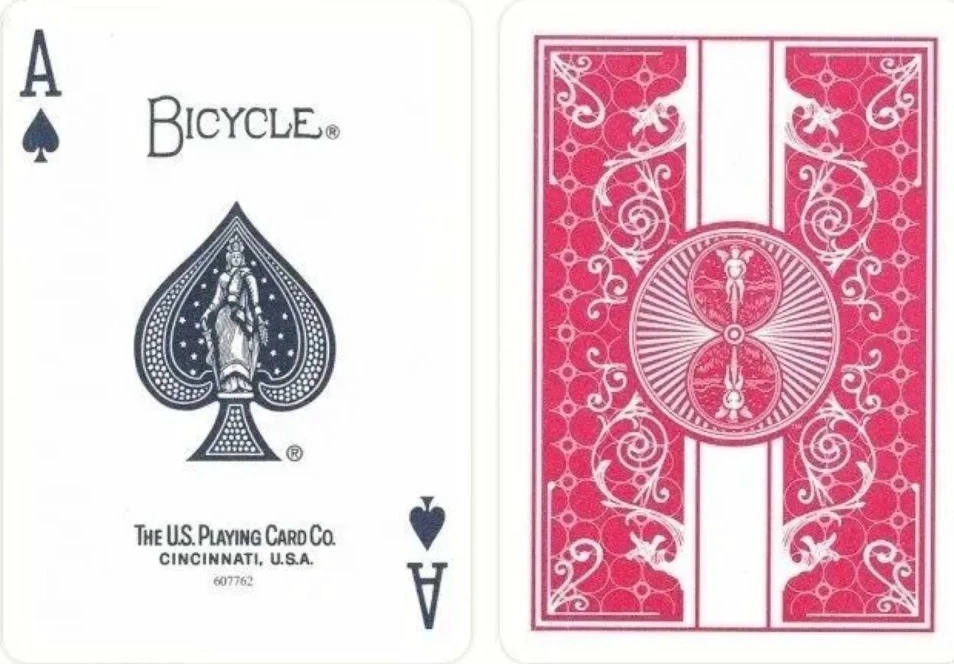 Bicycle Prestige 100% plastic Standard Premium box red / Байсикл Престиж 100% пластик стандарт Прем