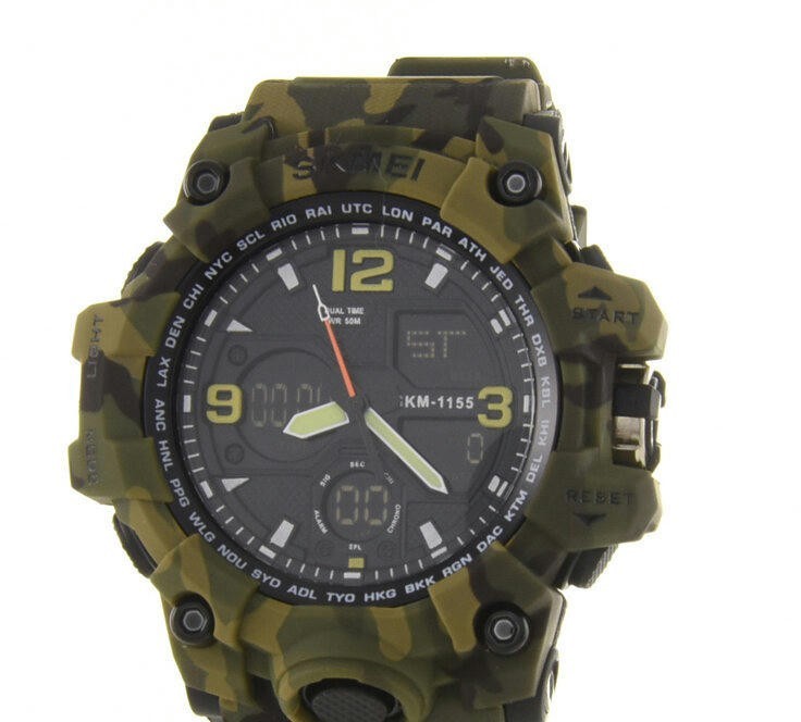 Наручные часы skmei 1155bcmgn green camo
