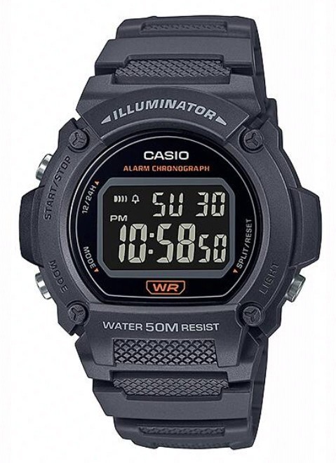 Наручные часы casio   w-219h-8b