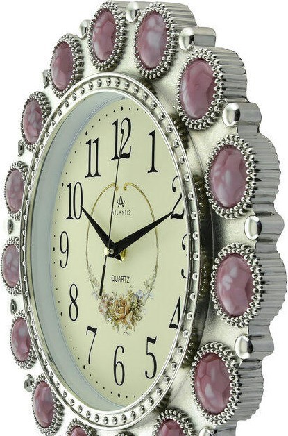 Настенные часы atlantis tld-6999e pink