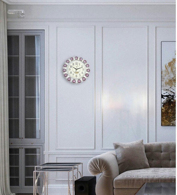 Настенные часы atlantis tld-6999e pink