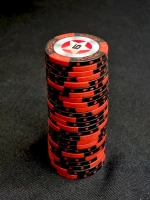 Фишки для игры в покер Black Stars номиналом 5 (25шт)