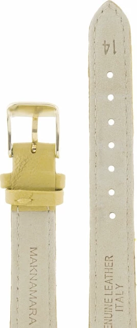 Ремешки maknamara 14 мм горчич зол заст