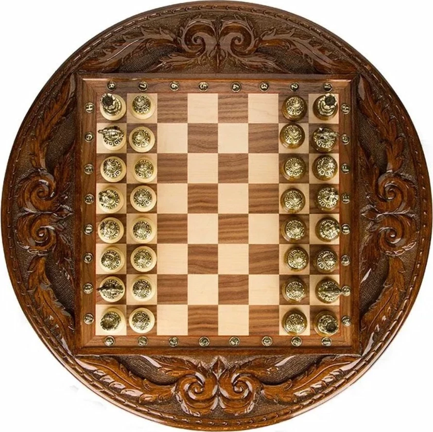 Стол ломберный шахматный "Круг Света", Haleyan