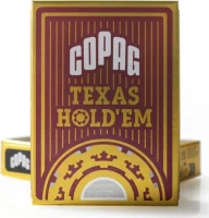 Карты Copag Texas Holdem poker cards 100% plastic (Red)