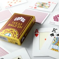 Карты Copag Texas Holdem poker cards 100% plastic (Red)