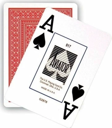 Карты "Аviator Jumbo Index Red"