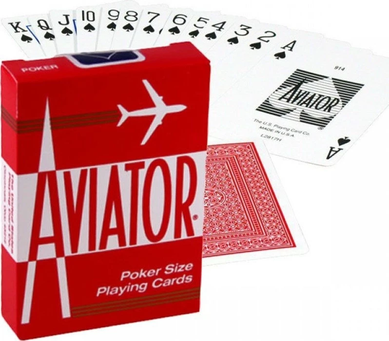 Карты "Аviator Jumbo Index Red"
