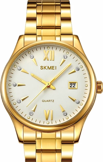 Наручные часы skmei 2158gdwt gold/white