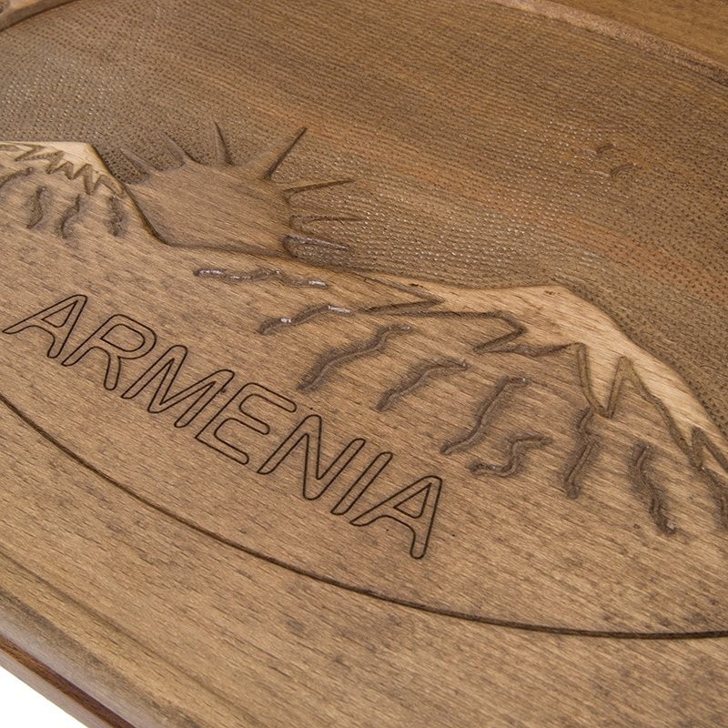 Нарды резные "Рассвет в Армении", Ustyan