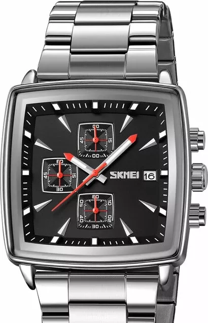 Наручные часы skmei 9331sibk silver-black