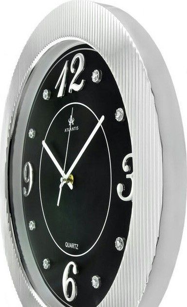 Настенные часы atlantis tld-3657a silver