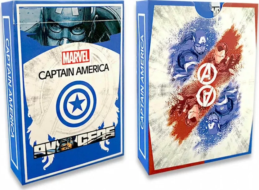 Карты "MARVEL Captain America Stripper Card deck Standard Index"