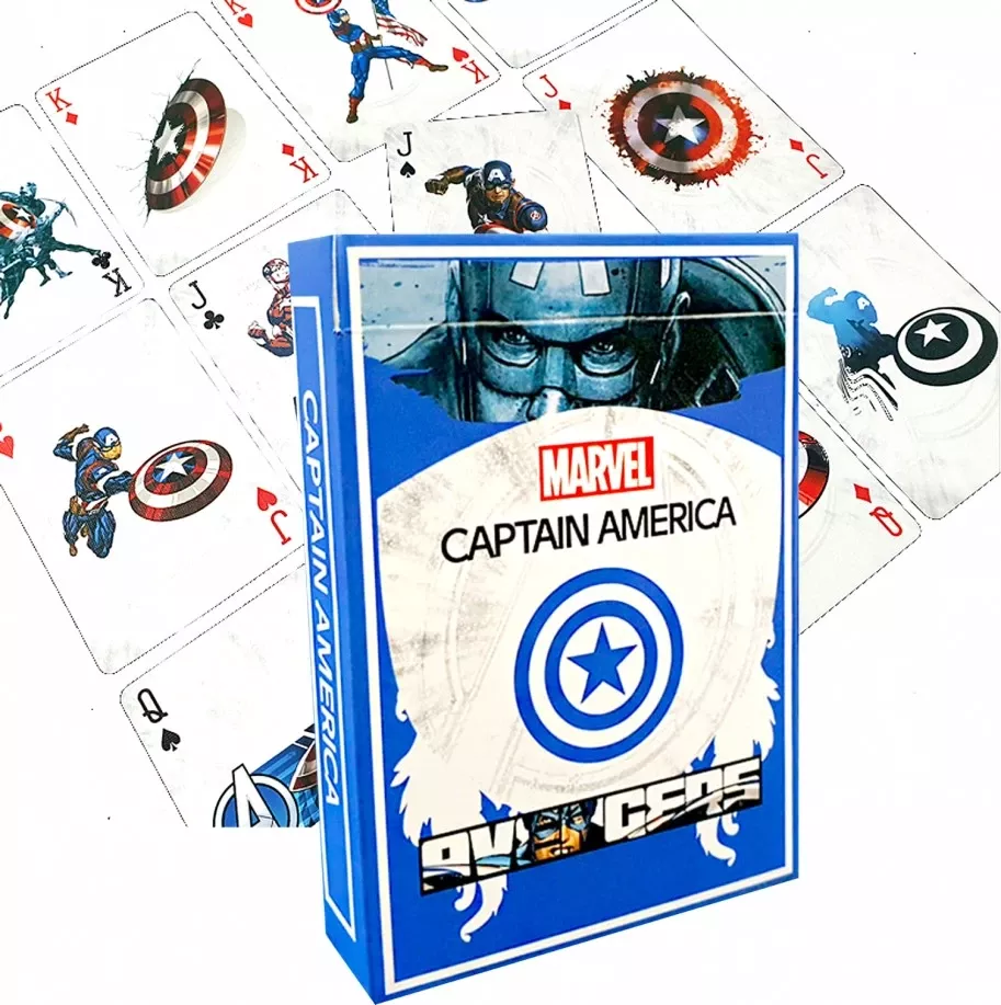 Карты "MARVEL Captain America Stripper Card deck Standard Index"