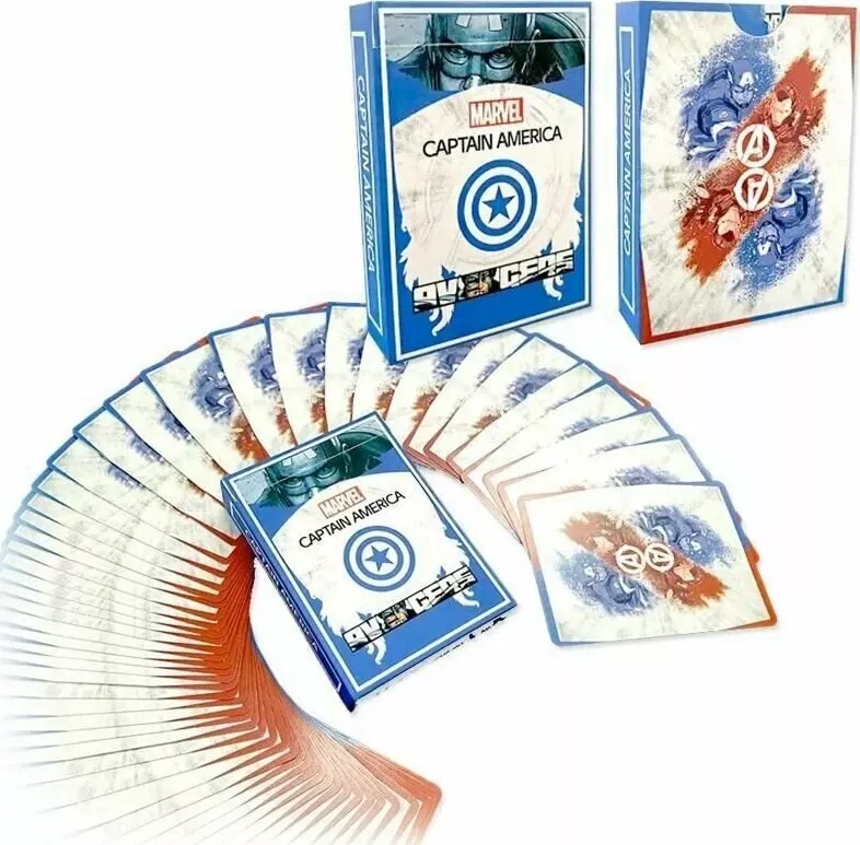 Карты "MARVEL Captain America Stripper Card deck Standard Index"