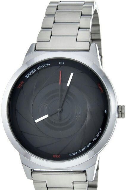 Наручные часы skmei 9210sibk-b silver/black men size