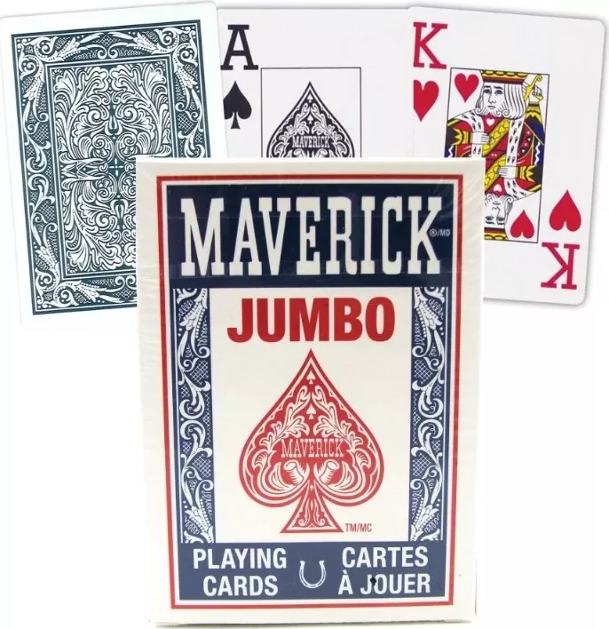 Карты "Maverick jumbo blue"