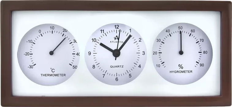 Настенные часы atlantis tld-9041b brown