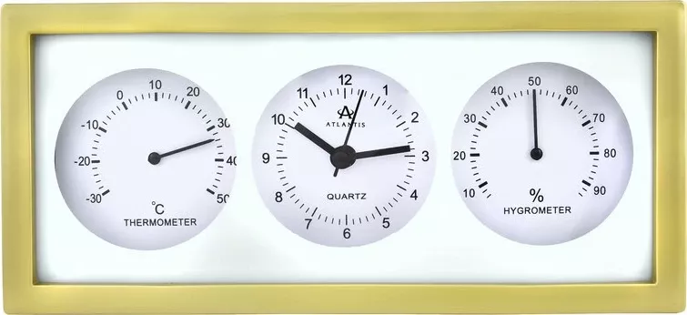 Настенные часы atlantis tld-9041b gold