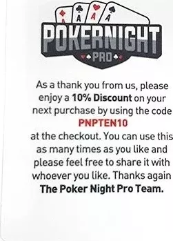 Комплект из двух колод карт "Poker Night Pro" 100% пластик