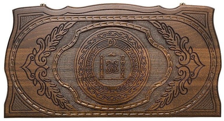 Нарды резные "Герб Чечни", Rasulov