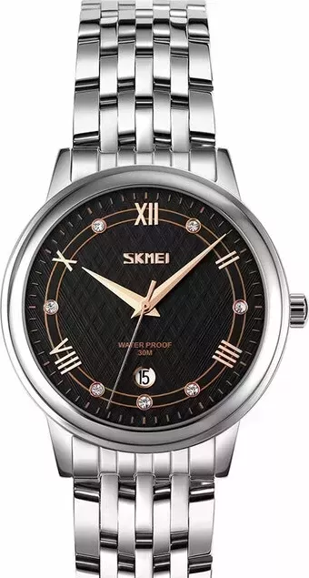Наручные часы skmei 9272sibk-s silver/black (lady)