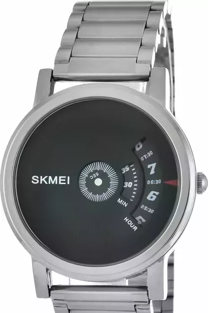Наручные часы skmei 1260ssibk silver/black stainless steel belt