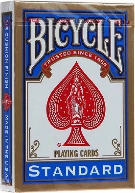 Игральные карты Bicycle Standard 54 карты, синие