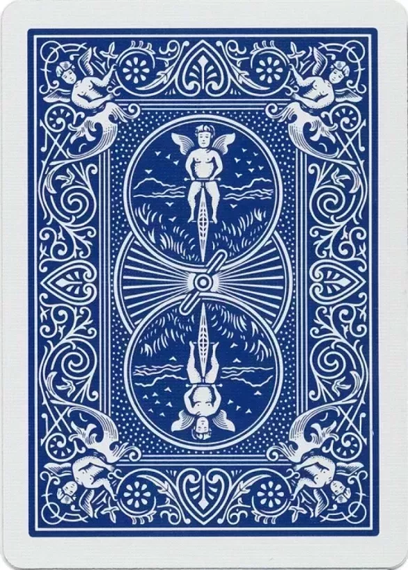 Игральные карты Bicycle Standard 54 карты, синие