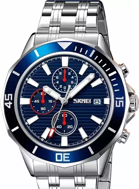 Наручные часы skmei 9335sibu silver/blue