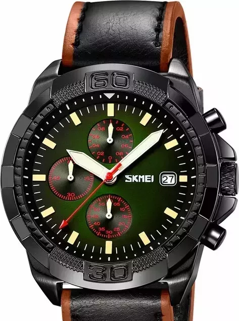 Наручные часы skmei 9347bkgn black/green