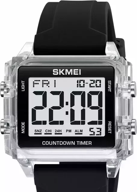 Наручные часы skmei 2320wtbk white transparent /black