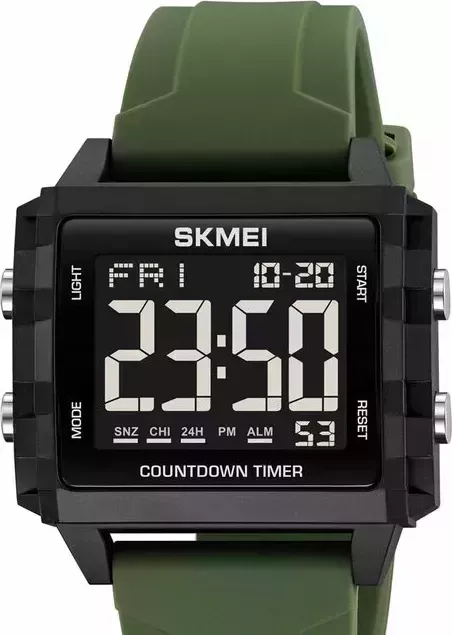 Наручные часы skmei 2320bkgn black/army green