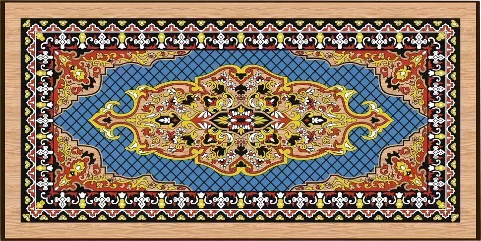 Нарды + Шашки Сирия Голубые средние (Россия, дерево, 50 см), Partida